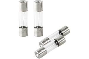 CIZIHUU Kit assortiti da 5x20 mm per fusibili per fusibili a tubo vetro rapido,8A 100PCS