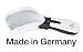 Produktbild Leselupe - Handlupe mit LED Licht, Made in Germany, Batteriebetrieb, Vergrößerung 3X (8D), asphär. Linse 100x75 mm, für Rechtshänder, kontrastreich, 2 Helligkeitsstufen, SCHWEIZER ERGO-Lux MP mobil