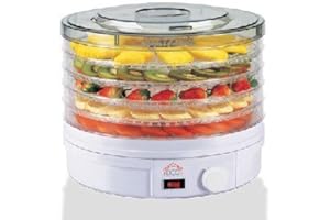 DCG MiTA - Essiccatore per Alimenti, 245 W, 2 Litri, Temperatura variabile da 35° a 70°C