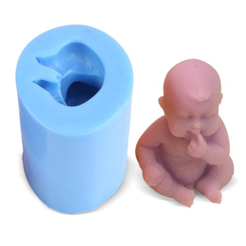 3er Baby Kinder Geburt Form Silikonform Ausstechformen Ausstecher Tortendeko Marzipan Fondant Seife Form - 5