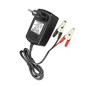 SONATA GOLD SGDC 12V Fast 12V Battery Charger for 2 Wheeler/Car/Truck Battery (6-40Ah) Black