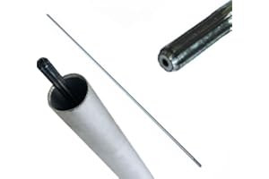 IMJ-GLOBAL Barra de transmisión y tubo | Longitud: 153 cm / 150 cm | Diámetro: 8 mm / 28 mm | 9 dientes | Acero | Pieza de repuesto