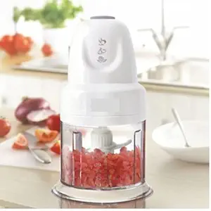 SONI CREATIONS Mini Vegetable Chopper Turbo With 2 Blades White