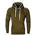 Produktbild Geili Herren Basic Hoodie Kapuzenpullover Sweatjacke Pullover Oversized Einfarbige Mit Kapuze Tasche Sweatshirt Langarmshirt Große Größen Kapuzenpulli Bluse 3XL
