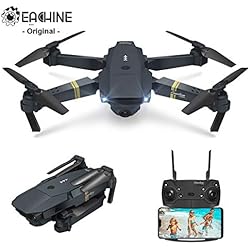 EACHINE Drone Pliable E58 Drone avec caméra 2.0MP 720P HD Drone x Pro Drone E58 Authentique / Livré par Amazon