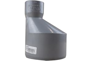 First Plast - Raccord PVC évacuation - Réduction PVC excentrée Mâle Femelle 100/40 -