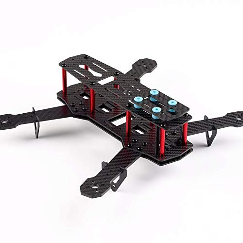Preisvergleich Produktbild Kohlefaser 4 Achsen 250mm Mini Quadcopter Rahmen Kit verbesserte Version