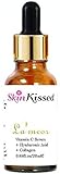 LUXURY Vitamin C Serum - Hyaluronic Acid - Collagen - Helps Remove Acne Scars, Wrinkles, Blemishes & Any Signs Of Ageing - Best Skin & Facial Product For Women - Active Anti Age Supplement For Face - A Perfect Base & Primer For Makeup