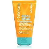 Lancaster Sun for Kids - Crema confortable para niños - Anti-arena. Resistente al agua. Protección alta, factor de protección solar 50 - 125 ml