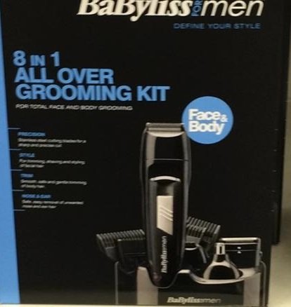 Babyliss Grooming Face And Body Kit 8 In 1 All Over.