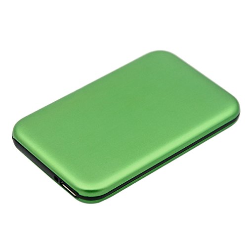 USB 3.0 2.5 Zoll SATA externe Festplatte HD Hart Laufwerk Gehäuse Schale Tasche Grün - 2
