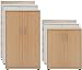 Produktbild VCM Schrank Büroschrank Aktenschrank Ordnerschrank Universalschrank Büromöbel Omegos 2 Höhe 111 cm, Buche