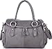 Produktbild MASQUENADA, Cntmp, Damen Leder Henkeltaschen, Handtaschen, Boltbags, Mittelgrau, Grau, 29x23x10cm (B x H x T)