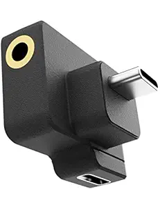 iEDS CYNOVA Osmo Action Dual 3.5mm/USB-C Mic Adapter- Made for DJI Osmo Action