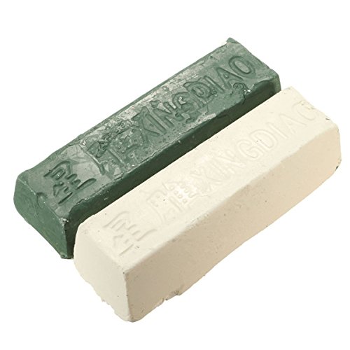 Preisvergleich Produktbild Ils - 2 Stück Leder Strop Schärfschleifpoliermittel Metall Messing Schleifpaste