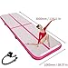 Produktbild 300x100x10cmair tracking matte aufblasbare gymnastik airtrack mit Elektrische Luftpumpe für Praxis Gymnastik, Cheerleading, Tumbling, Parkour und Kampfkünste (pink+Electric Pump)