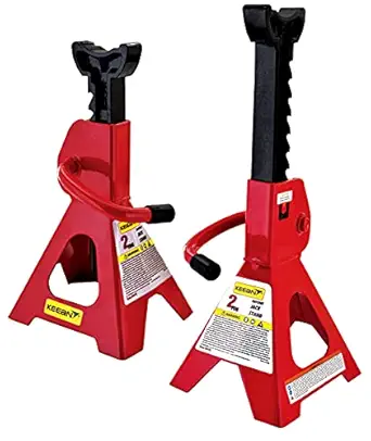 KEEAN 2 TON STEEL CAR JACK STAND WITH HEAVY DUTY SELF LOCKING RATCHET