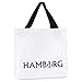Produktbild Geschenkartikel Tragetasche Hamburg 50 x 38 cm Polyester Maritim Deko YD 3-001-174 blau