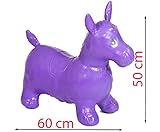 Springpferd Hüpftier Pferdesound Pumpe Hüpfpferd 50kg...