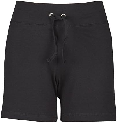 LABEL YOUR LOVE Womens Ladies Girl Cotton Beach Shorts Hot Pants Holiday Summer Black Medium - 12/14