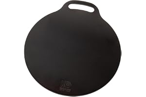 Kockums Jernverks Pizzastål & Bakstål ø35 cm 6 mm - Inbränd och klar att användas direkt, Pizzor som på restaurang fast hemma