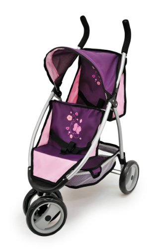 Imagen 1 de Bayer Design - Cochecito de gemelos para hacer footing, color lila, rosa (39757AA)