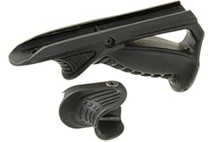 Big Dragon MP Kit Impugnatura ANGOLATA E Thumb Stop per Fucili Softair con SLITTE 20MM Nero MP3075-B