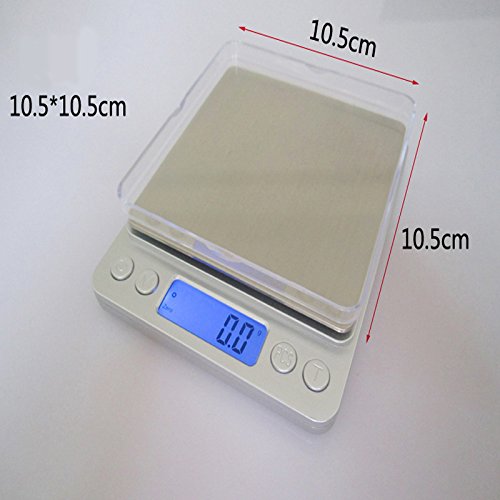 Digital Waage, 500g/0.01g professionelle Präzisionswaage / Briefwaage / Feinwaage / Goldwaage / Taschenwaage , sehr genau, von wake-up-easy, pocket scale (500/0.01g) - 6