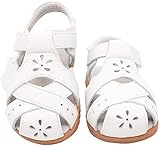 Estilo de cuello: con botones Gaatpot Unisex Niños Sandalias con Punta Cerrada Niña Niño Zapatos Sandalias de Vestir en Cuero Zapatillas Verano Blanco 23.5 EU(24 CN)