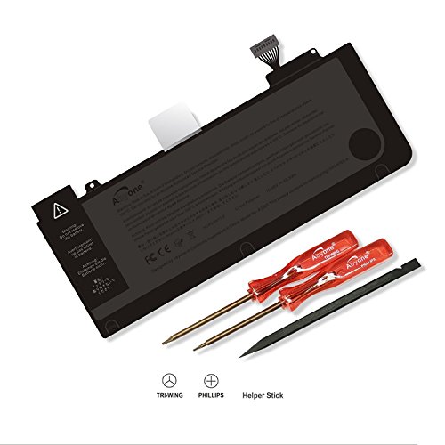 Abyone 6000mAh Laptop Akku für Apple MacBook Pro 13 inch A1278 (Early 2011 2012 Late 2011 Mid 2009 2010 Aluminum Unibody) Apple A1322 020-6764-A 020-6765-A Laptop Akku -10.95V/65.5Wh
