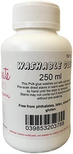 Elevate Washable Non Toxic Glue For Slime 250ml School PVA With Spreader