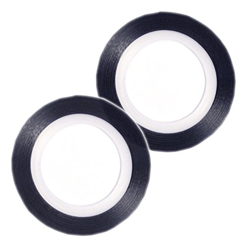 Beauties Factory Nail Art Decorations Striping tape (Black) x 2
