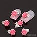 10pcs 3D Alloy Flower Rose Bow Tie Rhinestones Nail Art Glitters DIY Decoration
