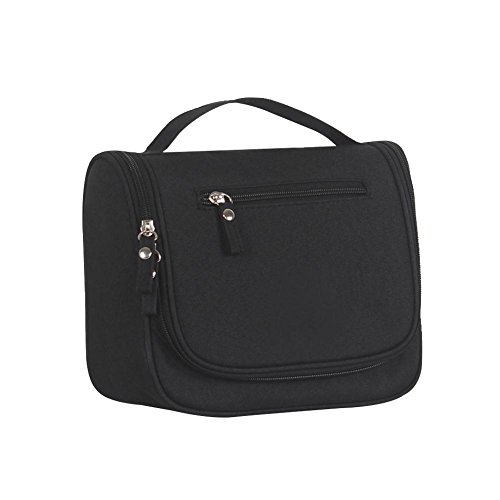 Preisvergleich Produktbild Einfache Waschbeutel Unisex Wasserdichte Kosmetiktasche Multi-Funktion Große Kapazität Ultraleicht 300D Gefrostetes Oxford-Tuch Aufbewahrungstasche Kulturtasche Mit Tragegriff Und Haken 24Cmx9Cmx21Cm