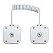 KINGDOMCARES Electric Impulsive Wave Body Shaper Massager Easy Fat Burner for Body Slimming Calorie Consuming Portable Noiseless Sporting Equipment Body-shape Exercise Instrument White