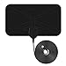 Price comparison product image TV Aerial, Indoor Freeview TV Aerial, VicTsing 0.5mm Ultra-Thin Indoor Amplified Digital TV Aerial HDTV Antenna, 10 FT Long Cable and Optimized Butterfly-Shaped Picture for Stronger Reception