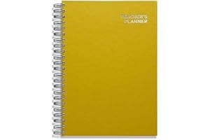 Teacher Planner 2024-2025 by Pirongs A4 7 Lesson - Yellow