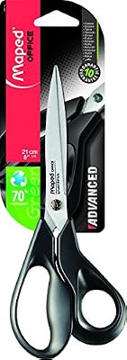 Maped Ciseaux Advanced asymétrique recyclé vert 21 cm (simple) de l'article 499110