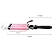 Temperature Adjustable LCD Display 3 Barrels Ceramic Wave Curling Wand Iron 25mm with Water Wave Ripples Perm Styling