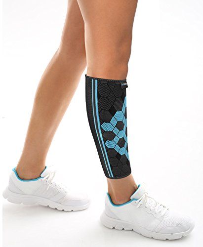 bonmedico Vido Media de Compresión, Calcetin Running Previene Calambres Problemas Circulatorios, Soporte de Pantorrilla para Correr, Crossfit, Baloncesto y Deporte. Talla S