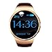 Produktbild SIECPC Fitness Tracker, Mode Smart Watch Bluetooth Anruf Handy Herzfrequenz Blutdruck Armband (Farbe : A)