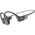SHOKZ OpenRun - On Ear Bluetooth Bone Conduction Sport Headphones - Sweat Resistant Wireless Earphones for Workouts and Running - Built-in Mic, with Headband(Grey)