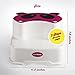 Baby Double Step Stool - The Winking Panda by LuvdBaby | Stepping Stool for Children | Perfect for Boys and Girls Bathroom or Toddler Toilet Training | Anti-Slip Childs Foot Stool
