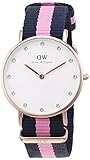 Daniel Wellington Damen Analog Quarz Uhr mit Nylon Armband DW00100077
