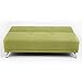 Children's Convertible 2 Seater Clic Clac Sofa Bed - Lime Green