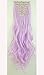 Stylish Colored Clip in Hair Extensions Full Head Pink Purple Red Blue 24-26Inch Like Human Cosplay Hairpiece Straight Curly