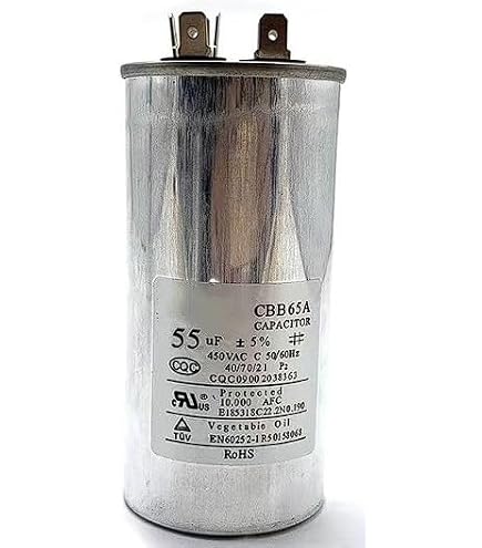 Condensateur CBB65 15uF 450V AC - Condensateur De Demarrage Moteur Pour Machine À Laver Climatiseur Réfrigérateur