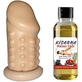 Kadın Etkilemeye Yardımcı Tırtıklı Uzatmalı Prezervatif 50 ml &Ccedil;ilekli Yağ Hediye