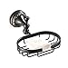 Produktbild OUNONA Vintage-Stil Massivem Messing Wand Bad Dusche Seifenschale Halter Seife Korb Antik schwarz Messing Seife Regal Fach für Home Bad (schwarz)