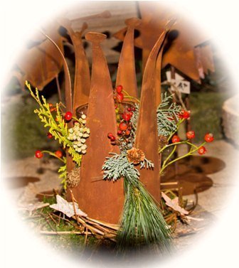 Edelrost Metall Deko Krone Von Rostikal